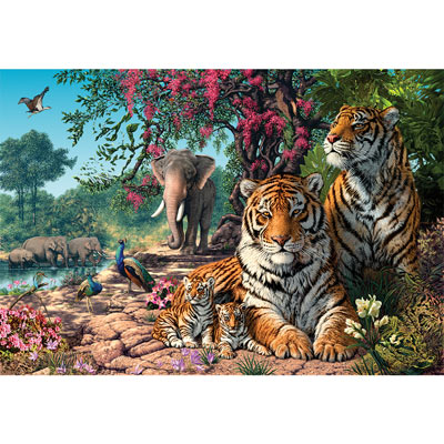 Tiger Sanctuary 1000 Piece Jigsaw Puzzle