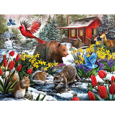 Winter Woods 300 Large Piece Jigsaw Puzzle