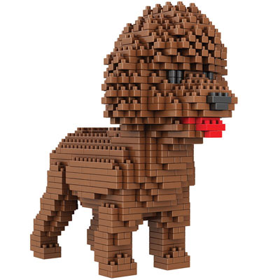 Dog Breed 3-D BlockPuzzle- Poodle