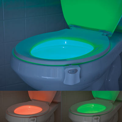 Motion Activated Toilet Bowl Light