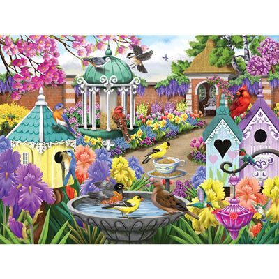 At Home In The Victorian Garden 500 Piece Jigsaw Puzzle