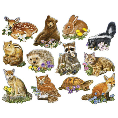 Mini Forest Youngsters 700 Piece Shaped Puzzles
