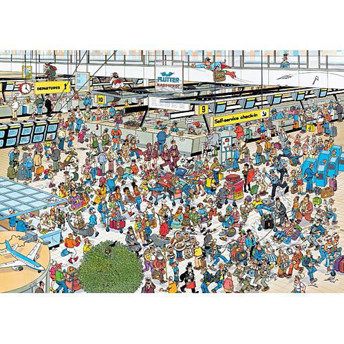Departure Hall 2000 Piece Jigsaw Puzzle