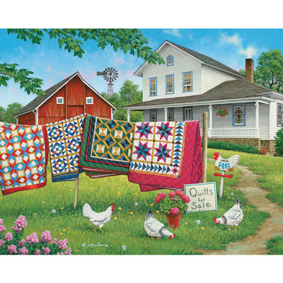 Fresh Eggs And More 300 Large Piece Jigsaw Puzzle