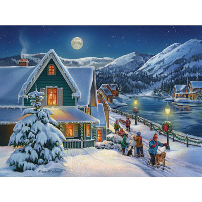 Holiday Moon 1000 Piece Jigsaw Puzzle