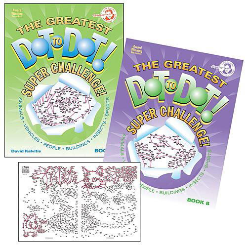 The Greatest Dot-To-Dot Super Challenge Books: Volumes 7 & 8