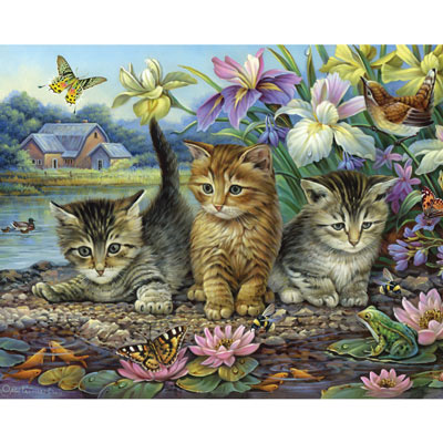 Curious Kittens 300 Large Piece Jigsaw Puzzle