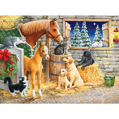 An Evening With Friends 300 Large Piece Jigsaw Puzzle