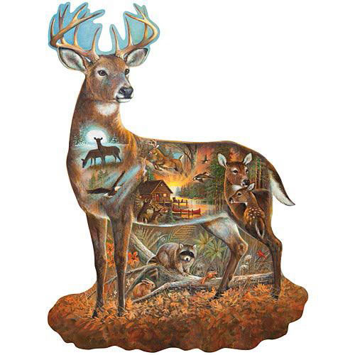 In All His Glory 300 Large Piece Shaped Jigsaw Puzzle