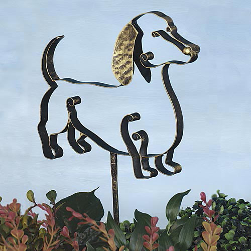 Dachshund Garden Stake