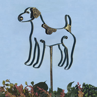 Jack Russell Garden Stake