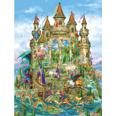 Fantasy Castle 300 Large Piece Shaped Jigsaw Puzzle