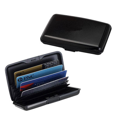 Aluminum Case Wallet- Black