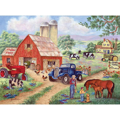 John's Farm 1000 Piece Jigsaw Puzzle