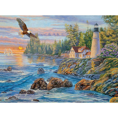 Peaceful Waters 300 Large Piece Jigsaw Puzzle