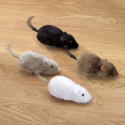 Four Wind Up Racing Mice