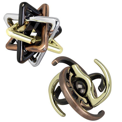 Set of 2: Unlink And Galaxy Metal Puzzle