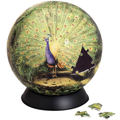 Proud Peacock 240 Plastic Piece Sphere Puzzle