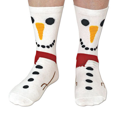 Snowman Festive Holiday Socks