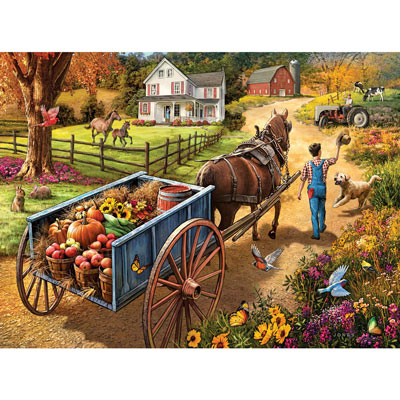 Bringing Home Supper 300 Large Piece Jigsaw Puzzle