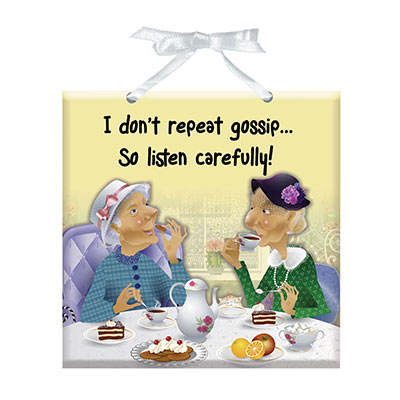 Gossip Plaque