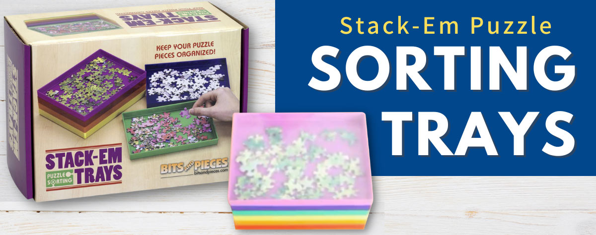 Stack-Em Sorting Trays Puzzle Caddy