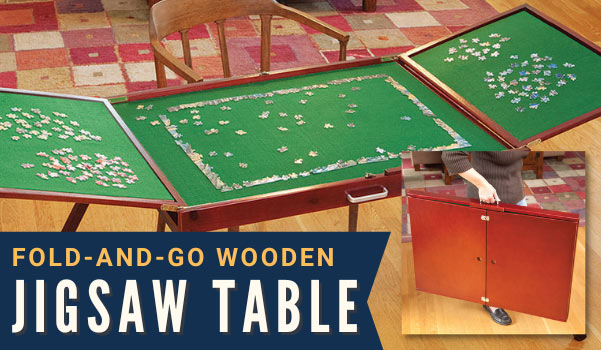Fold-And-Go Wooden Jigsaw Table®