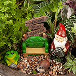 Welcome Gnome Fairy Garden Set