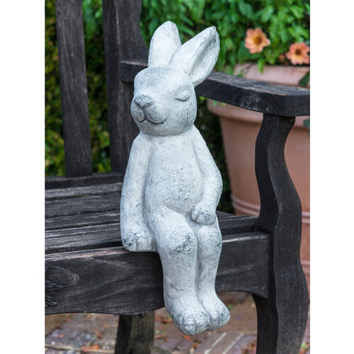 Short Sitting Bunny Sculpture