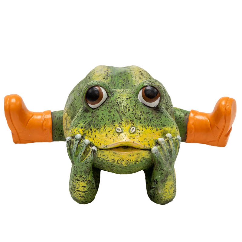 Buy Funny Frog Statue Online | Garden Decor for Sale | Breck's