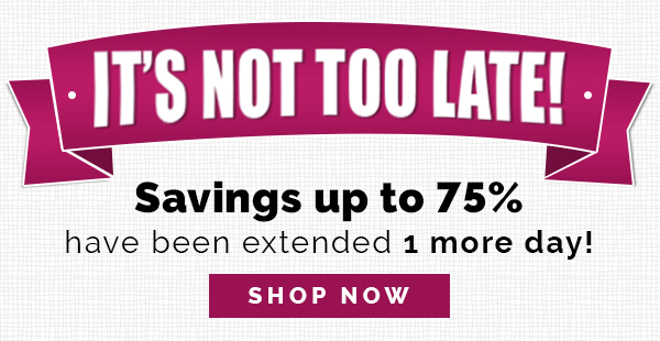 Save up to 75%