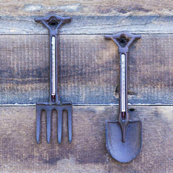 Fork and Shovel Thermometer