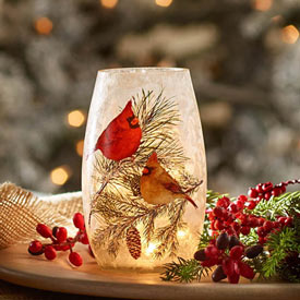 Winter Cardinals Accent Light