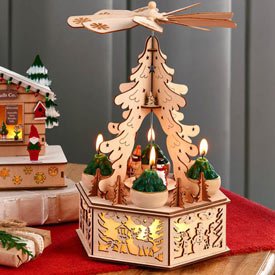 Lighted Alpine Carousel