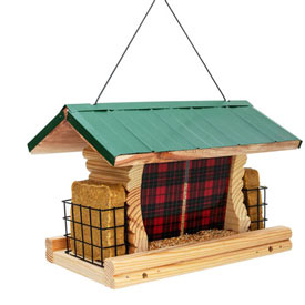 Plaid Ranch Bird Feeder
