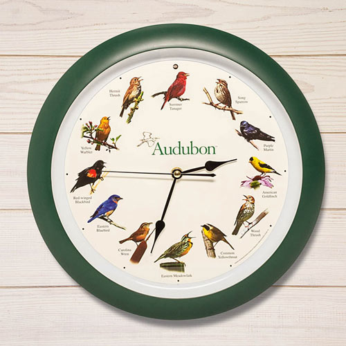 Audubon Singing Bird Clock