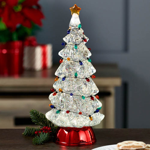 Christmas Tree Glitter Lamp