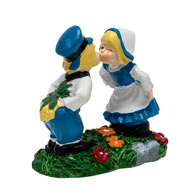 Kissing Dutch Couple Houseplant Stake