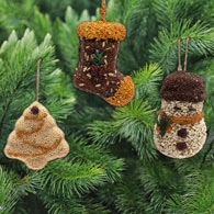 Bird Seed Ornament Trio