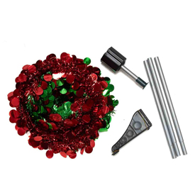 48H Tinsel Pop Up Tree