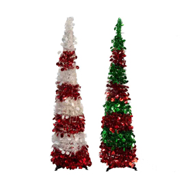 48H Tinsel Pop Up Tree