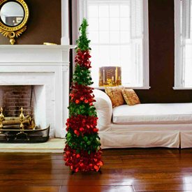 48H Tinsel Pop Up Tree