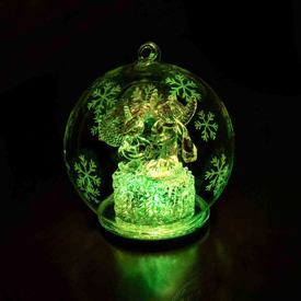 LED Glass Globe Ornaments