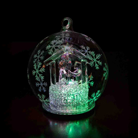 LED Glass Globe Ornaments