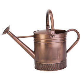 2 Gallon Brushed Copper Watering Can