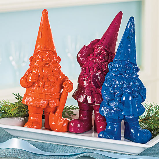 Colorful Gnome Trio