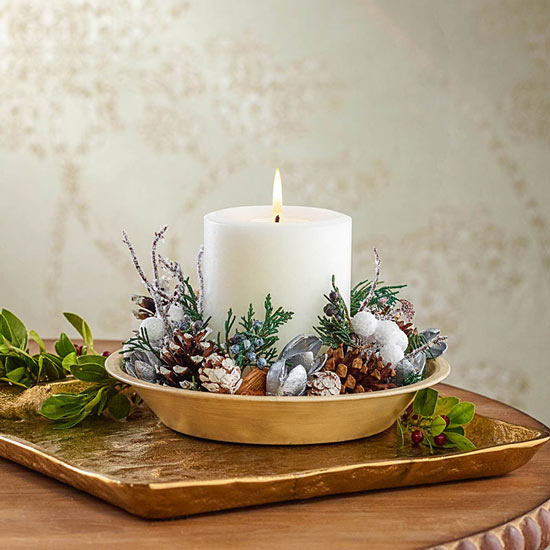 Wintry Woods Potpourri Candle Set