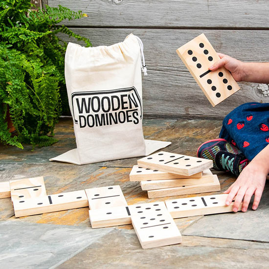 Jumbo Wooden Dominos