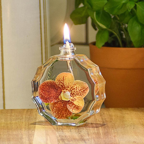 Orange Orchid Lifetime Candle 