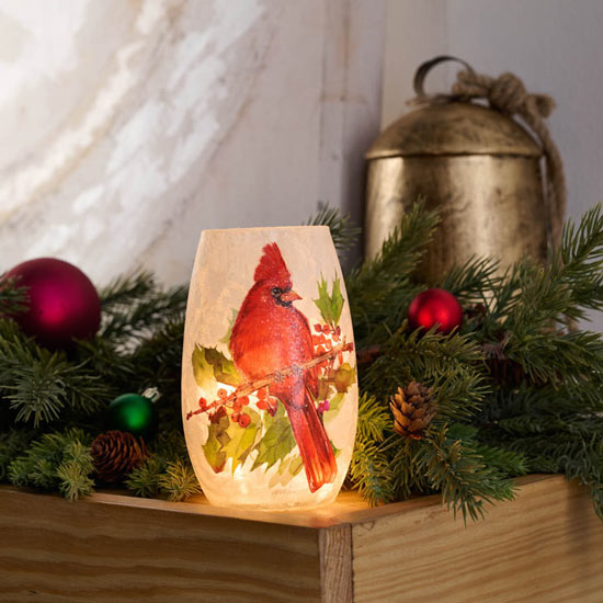 Winter Cardinal Accent Light